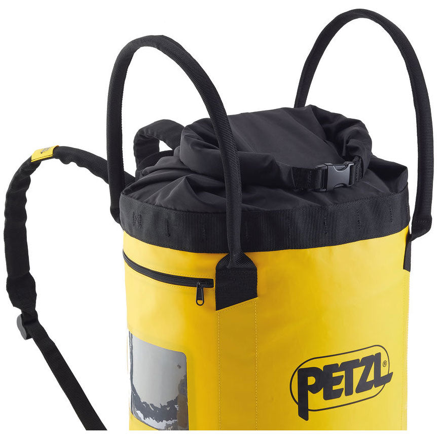 PETZL バックパック バケット 45 ロープ収納バッグ 45L Φ35×L47cm 最大使用荷重50kg TPU防水生地 S001AA02 S001BA02 S001CA02 ぺツル