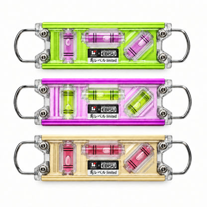 Bolaco ボラコ × EBISU エビス 鳶レベルPRO Limited 限定カラー 金 紫 緑 BE-TBPGO BE-TBPV BE-TBPGR 水平器 160mm マグネット付き V溝 蓄光 水平 垂直 45度 鉄骨工事