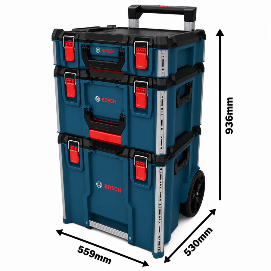 BOSCH ボッシュ L-BOXX Contractor Set 3 コントラクター 3点セット キャスター付き 工具収納