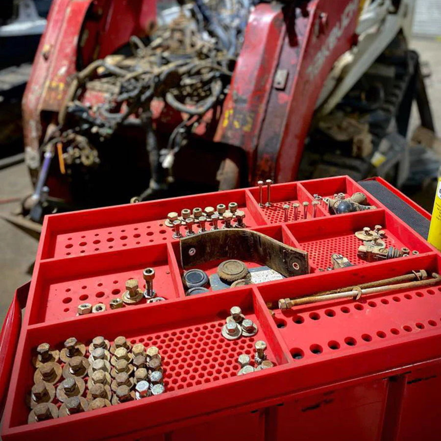 BOLTSTER ボルトスター BTS-300002 トップボックス ツールトレイ｜M3〜M17対応｜5種穴サイズ｜側壁41mm｜耐熱260℃｜特殊高強度シリコン｜全3色