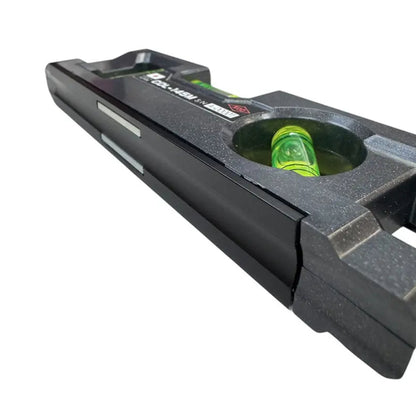 KOD アカツキ製作所 ちょーどいい水平器 CDL-145M ブラック シルバー 電気工事 排水設備 足場工事 工場作業 アルミ PC ASA 気泡管