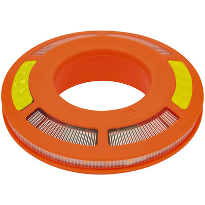 日動工業 電波式LED警告灯 パノラマリング CLGF-CH-OR｜充電式・屋外IPX5・最大8台同期リレー点灯