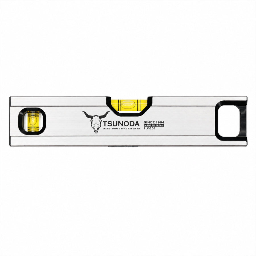 【8月中旬以降発売予約品】TSUNODA ツノダ 電工 ネオジムレベル ELV-200 200mm エアコン設置用水平器