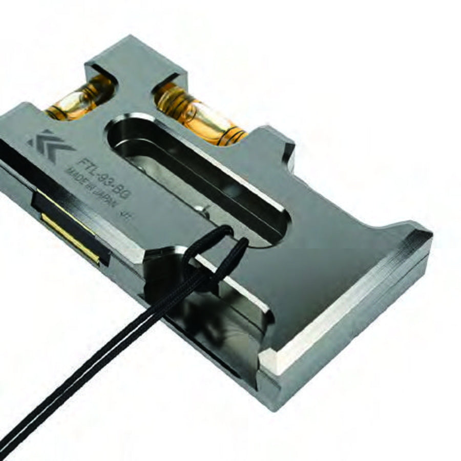 【直入荷分予約】 フジ矢 黒金 スイッチボックス用 アルミ水平器 FTL-93-BG