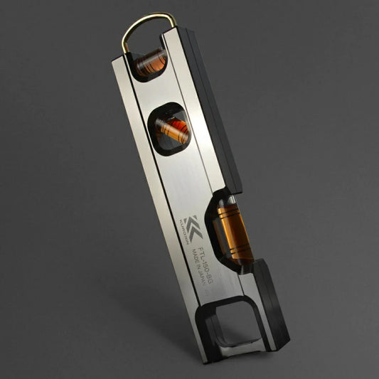 フジ矢 黒金 アルミ水平器 FTL 100mm 150mm 200mm