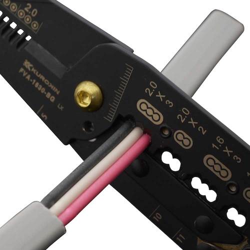 フジ矢 黒金 電工VAストリッパー FVA-1630-BG