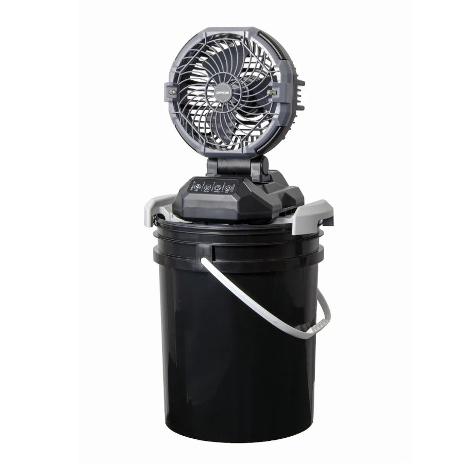 【在庫品営業日当日出荷】 GENTOS ジェントス スプラッシュファン SPF-02R ウォーターミストファン 充電型扇風機 コードレス ミスト調整機能付 ブラック