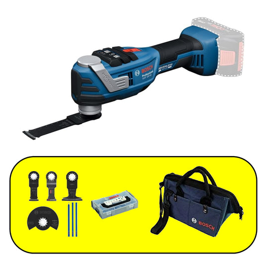 【数量限定オリジナルセット】 ボッシュ コードレスマルチツール GMF18V-40 マルハンズオリジナル ブレードセット + ツールバッグセット