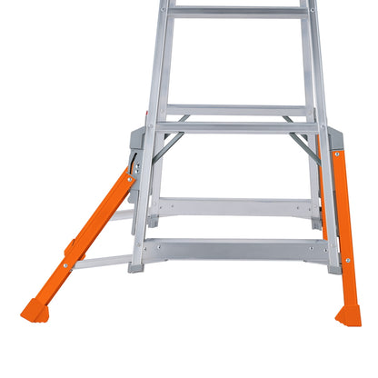 【2026年3月新作予約】 長谷川工業 アウトリガー型脚立 ハチ型 RLH 転倒防止 安定性向上 ワンタッチバー