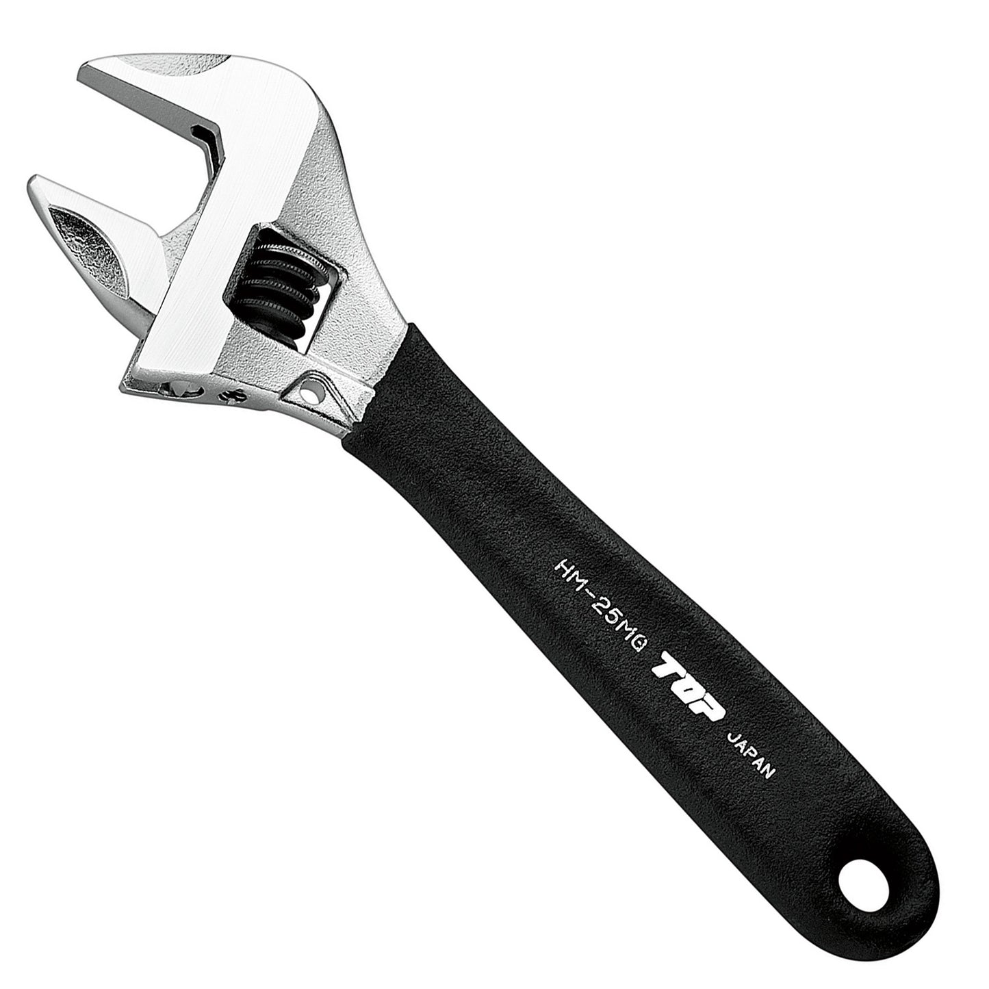 トップ工業 ガタ無しモンキレンチ ワークワイドグリップ付き HM-MG