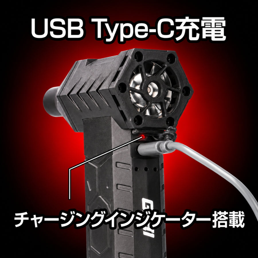 GENTOS ジェントス 疾風 HYT-SL 小型ブロワー 充電式 4段階風量 洗車 掃除 火起こし 空気入れ