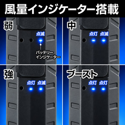 GENTOS ジェントス 疾風 HYT-SL＋HYT-SLVC 2WAYセット 充電式小型ブロワー バキュームクリーナー 吹き飛ばし・吸引
