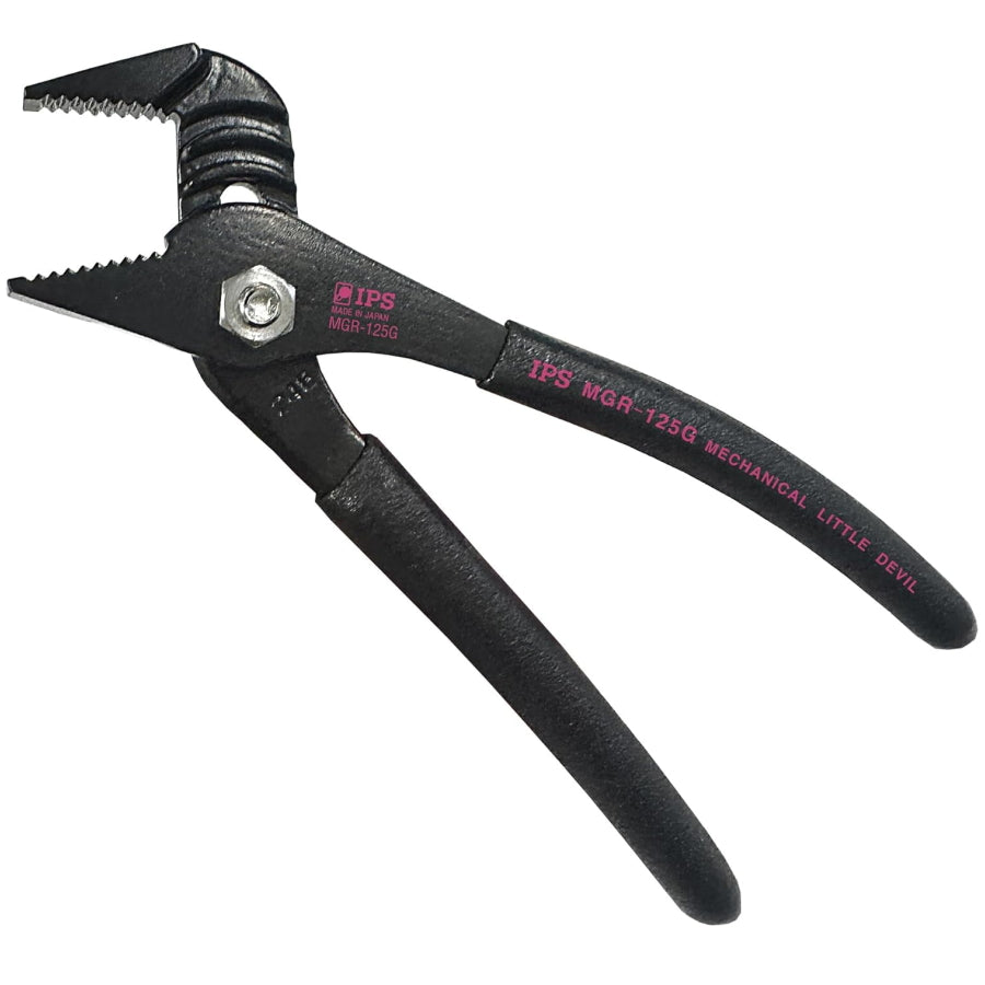 IPS PLIERS メカニカル リトル デビル MGR-125G プライヤー 130mm 4段階調整 最大口開き16mm 軽量70g 狭所作業 ネジ締め 配線作業 IPSプライヤー