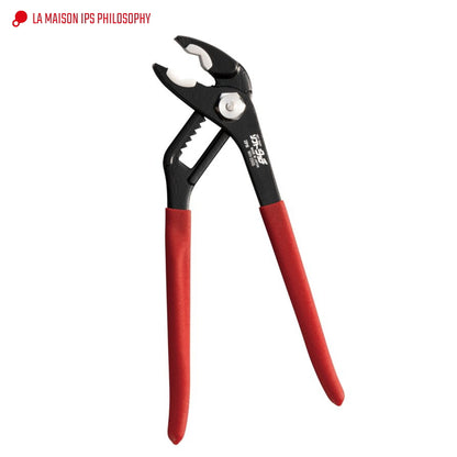 IPS PLIERS ソフトタッチ ウォータ WH-250S 250mm キズ防止樹脂付き バネ内蔵 ウォーターポンププライヤ 水漏れ修理 配管作業 DIY