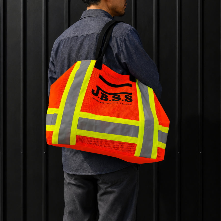 J.B.S.S Hi-Vis ハードハットバッグ 24L JB-TOT ヘルメットバッグ ワークバッグ トートバッグ リフレクター 蛍光カラー
