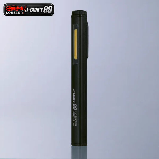 LOBSTER ロブテックス J-CRAFT99 クリップペン式LEDライト JBLWL1 充電式 ペンライト 高演色 Ra98 Ra97 最大380lm 3モード 先端ライト マグネット付き USB Type-C 全長166mm 56g 胸ポケット 狭所作業 配線確認 点検 メンテナンス 作業灯