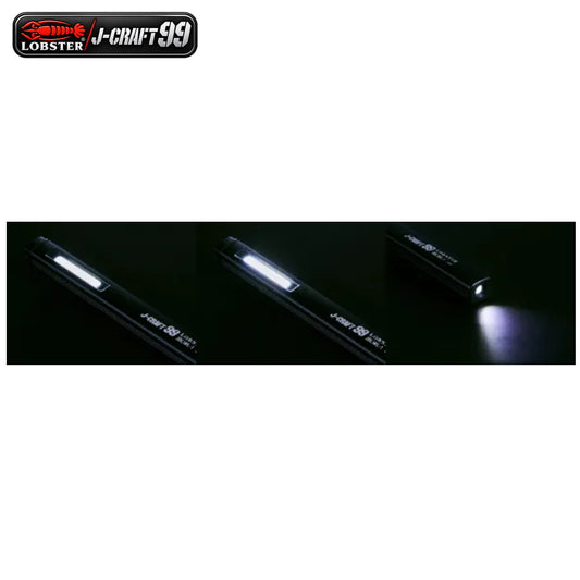 LOBSTER ロブテックス J-CRAFT99 クリップペン式LEDライト JBLWL1 充電式 ペンライト 高演色 Ra98 Ra97 最大380lm 3モード 先端ライト マグネット付き USB Type-C 全長166mm 56g 胸ポケット 狭所作業 配線確認 点検 メンテナンス 作業灯