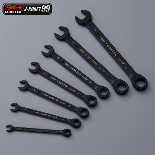 LOBSTER ロブテックス J-CRAFT99 ラチェットコンビネーションレンチ JBRW8 JBRW10 JBRW12 JBRW13 JBRW14 JBRW17 JBRW19 8mm～19mm 本締め対応 スパナ めがねレンチ