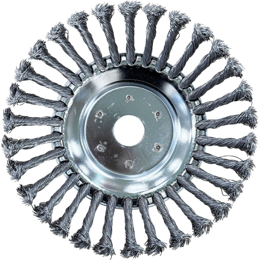 GREEN FINGER グリーンフィンガー 除草用ワイヤーブラシ GF-190KW 601540 外径190mm 内径25.4mm 草刈り 壁際 縁石 キワ 雑草除去