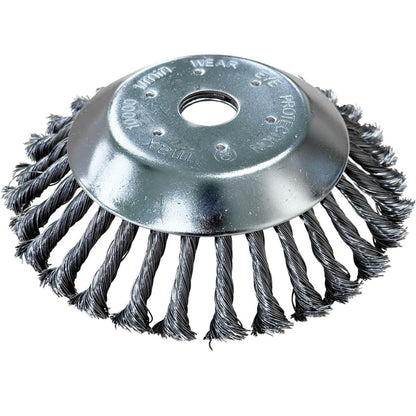 GREEN FINGER グリーンフィンガー 除草用ワイヤーブラシ GF-190KW 601540 外径190mm 内径25.4mm 草刈り 壁際 縁石 キワ 雑草除去
