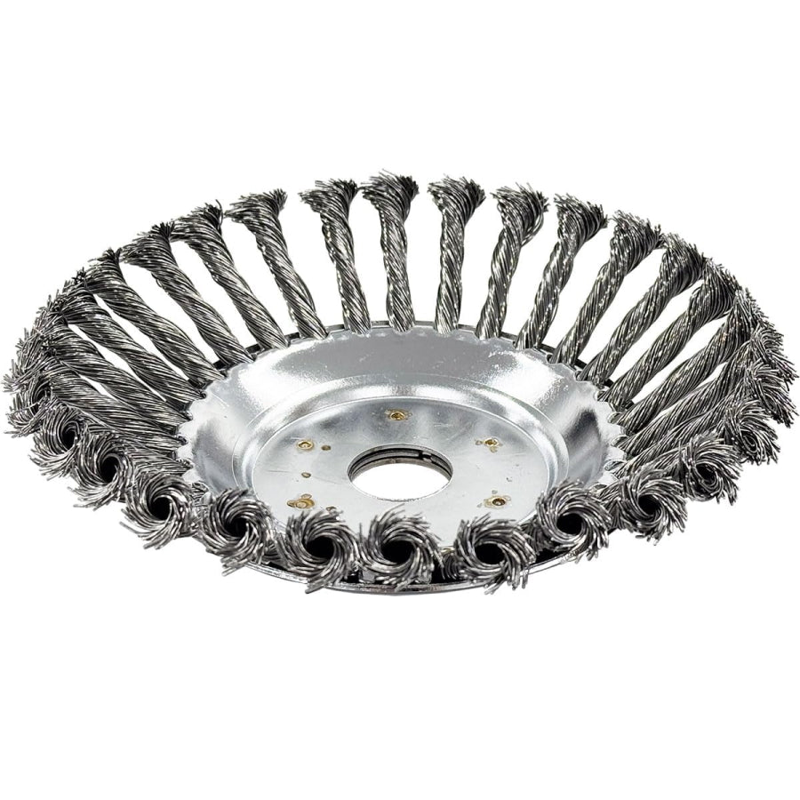 GREEN FINGER グリーンフィンガー 除草用ワイヤーブラシ GF-190KW 601540 外径190mm 内径25.4mm 草刈り 壁際 縁石 キワ 雑草除去
