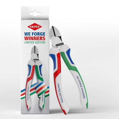 【予約品】 KNIPEX クニペックス 7002-160S8 斜ニッパー 限定色 イタリアカラー 160mm 切断工具 ニッパー 軟線 硬線 精密作業 コンフォートグリップ ドイツ製