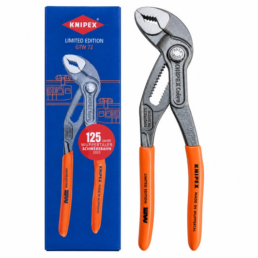 KNIPEX クニペックス 8701-150B07-00 限定コブラ WPP GTW72 オレンジ 150mm 2026年限定 ウォーターポンププライヤー