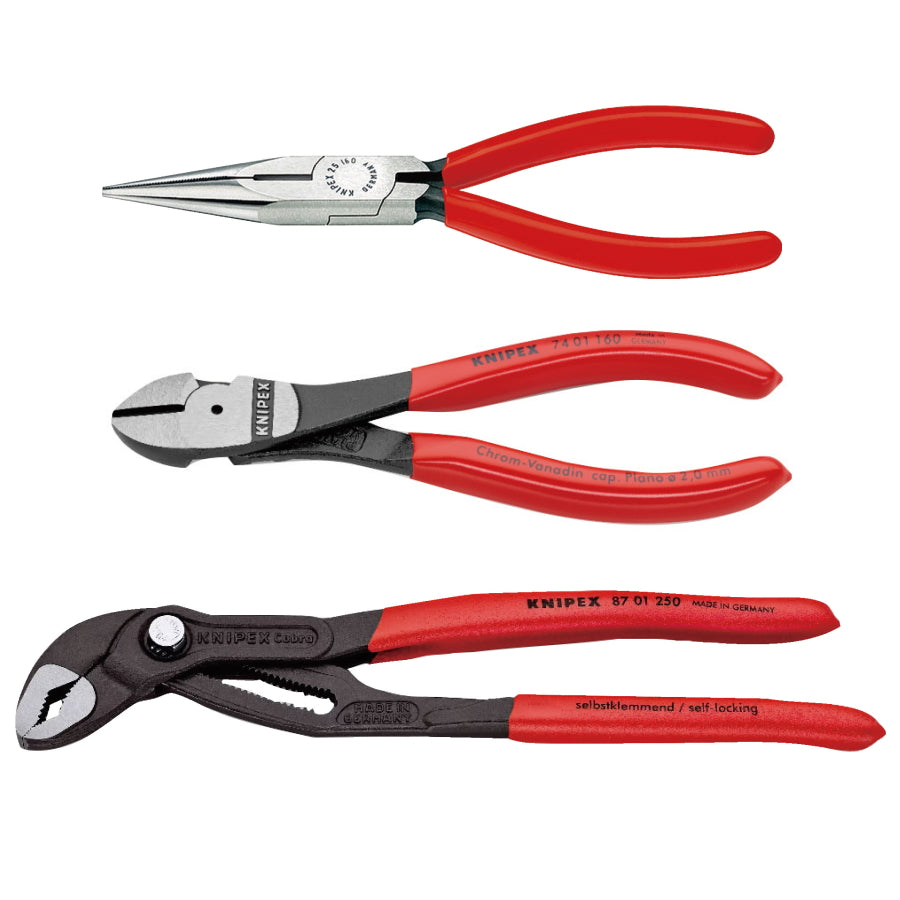 クニペックス　セット KNIPEX クニペックス マルハンズオリジナル 3点組セット 選べる5セット