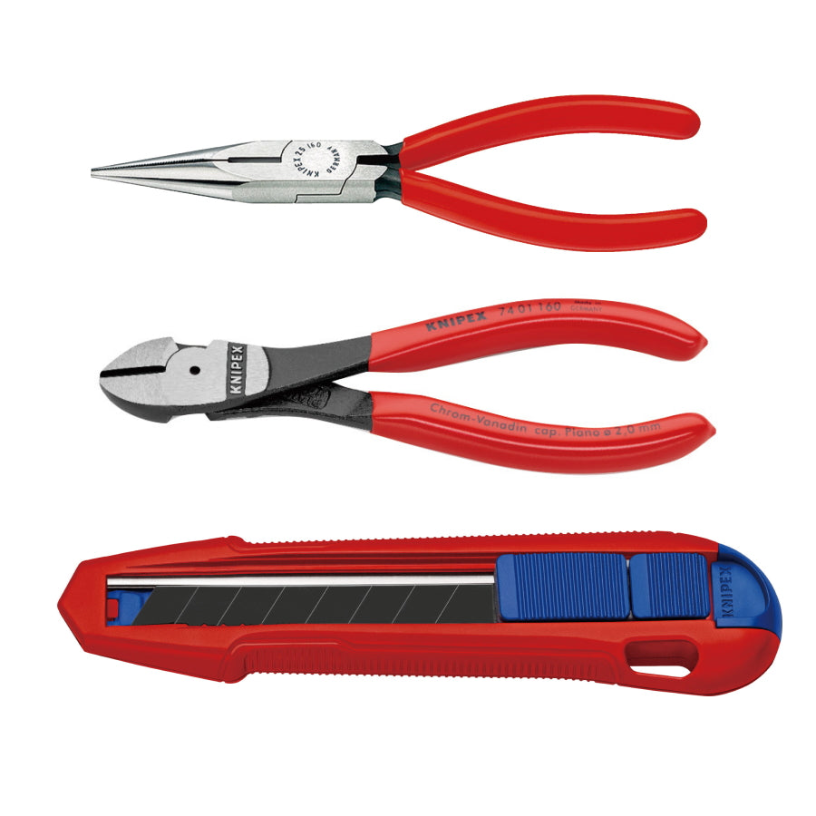 クニペックス　セット KNIPEX クニペックス マルハンズオリジナル 3点組セット 選べる5セット
