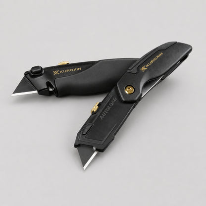 【9/1発送予定予約品】 フジ矢 黒金 電工ユーティリティーナイフ FK11-BG FK12-BG 替刃 FK11-A