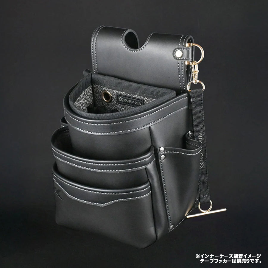 フジ矢 黒金 KUROKIN LIGHT PU LEATHER 選べる 腰袋 工具差し セット 2段 3段 インナーケース 腰道具 3点 4点 5点 AB-22BG AB-23BG AIC-21-BG AH-11BG AH-32BG AH-33BG
