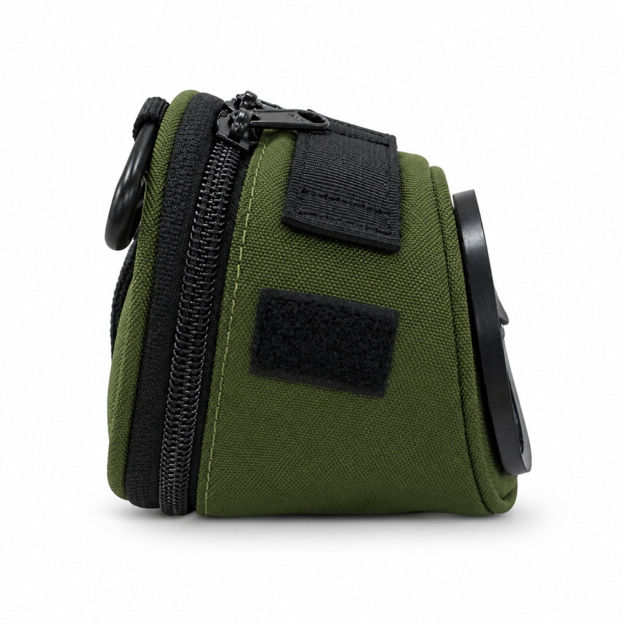 tomiden トミデン LABOX ラボックス 限定色 ミリタリーグリーン カーキ 連結できる小物ケース CORDURA カラビナ付き スリーブ CE ビス ネジ 収納