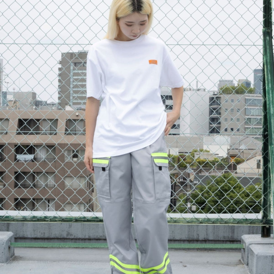 UNIVERSAL OVERALL PROFESSIONAL ユニバーサルオーバーオール プロフェッショナル 半袖Tシャツ UO2513001 PRTシャツ ロゴTシャツ バックプリント 5.6オンス 綿100％ 作業着 ワークウェア