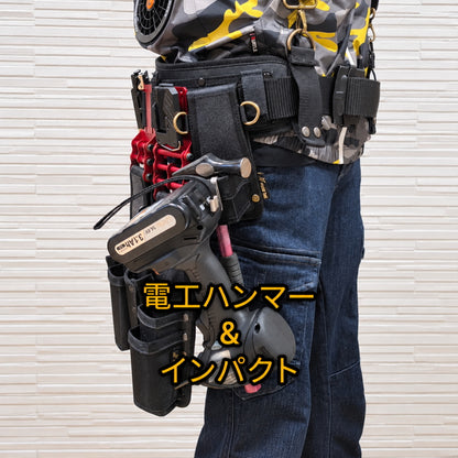 【予約商品】 MasterTool マスターツール 芯金入りハンマホルダ MH-DH1 金属芯内蔵 ハンマ差し 両口ラチェットレンチ対応