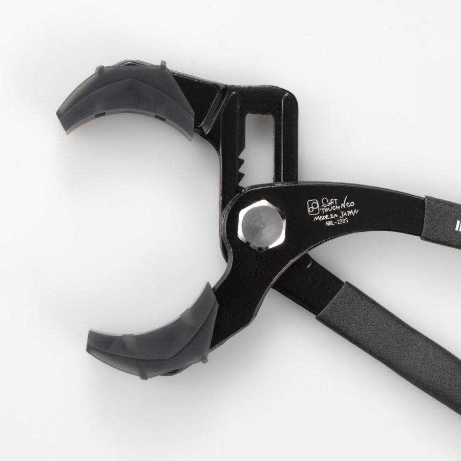 IPS PLIERS ソフトタッチネオ ワイドショート NWL-220S 最大70mm対応 大口径特殊樹脂プライヤ