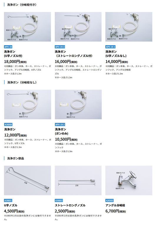 ダイワ化成 オプション部品 洗浄ガン