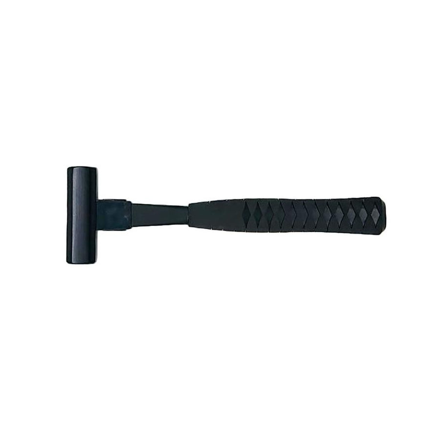 須佐製作所 王将 All Black オール・ブラック ショートFRG柄 日本製 八角玄能 船手玄能 先切金槌 板金ハンマー 全長270mm