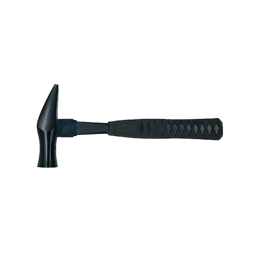 須佐製作所 王将 All Black オール・ブラック ショートFRG柄 日本製 八角玄能 船手玄能 先切金槌 板金ハンマー 全長270mm