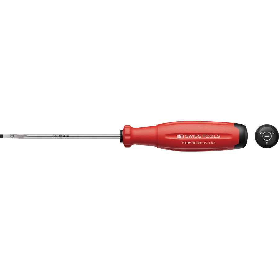 PB SWISS TOOLS 38100 マイナスドライバー 新型グリップ SWISS GRIP EVO