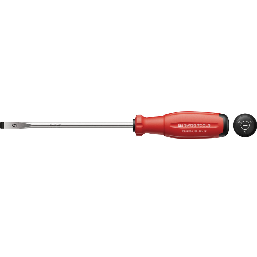 PB SWISS TOOLS 38100 マイナスドライバー 新型グリップ SWISS GRIP EVO