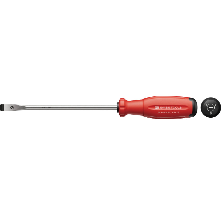 PB SWISS TOOLS 38100 マイナスドライバー 新型グリップ SWISS GRIP EVO