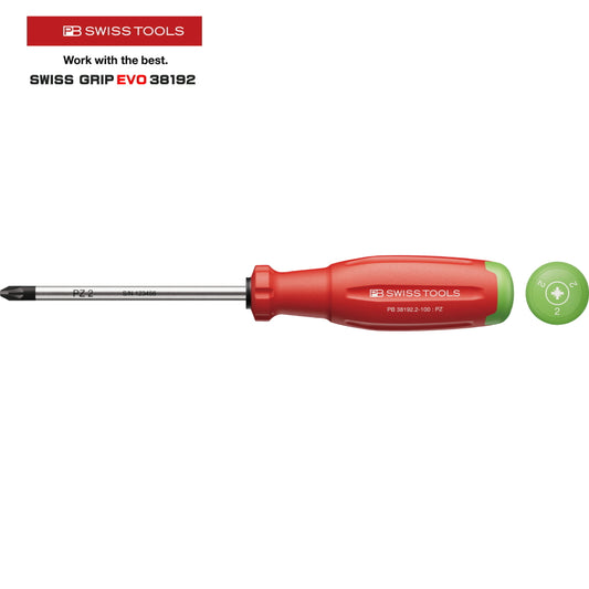 PB SWISS TOOLS 38192 ポジドライバー 新型グリップ SWISS GRIP EVO
