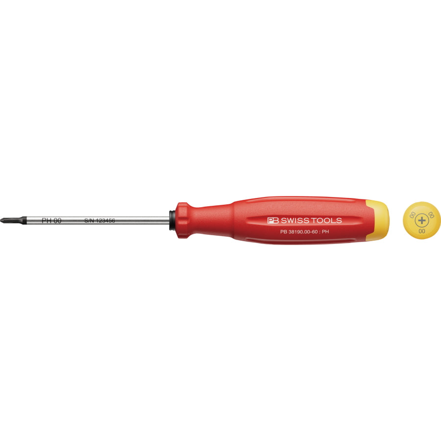 PBスイスツールズ SWISSGRIP EVO プラスドライバー 38190 精密〜高