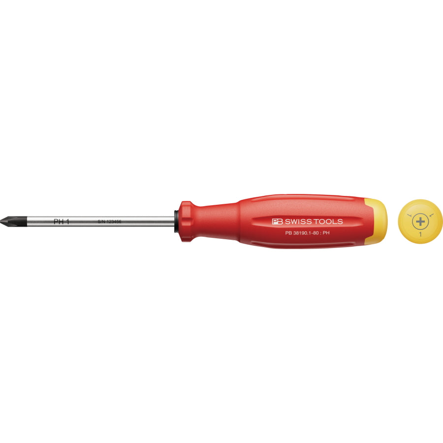 PBスイスツールズ SWISSGRIP EVO プラスドライバー 38190 精密〜高