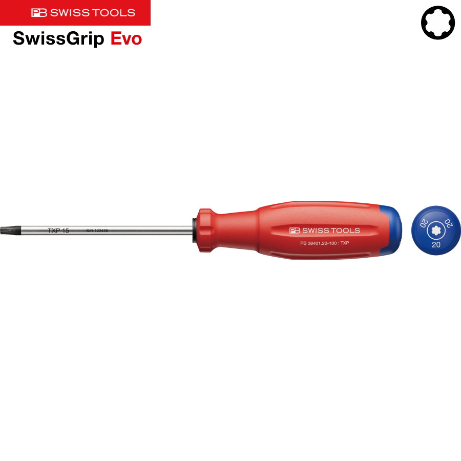PB スイスツールズ 新型グリップEVO トルクスプラスドライバー 38401