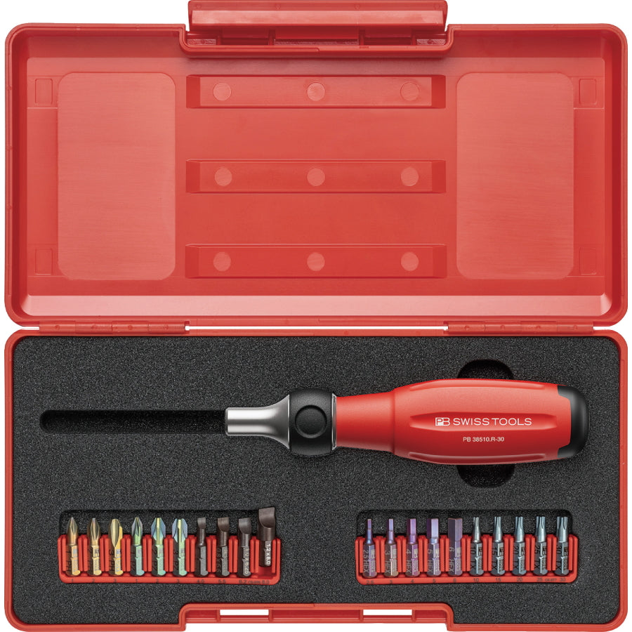 PB スイスツールズ 新型グリップEVO ラチェット付 ツイスタービットハンドル 38510.R