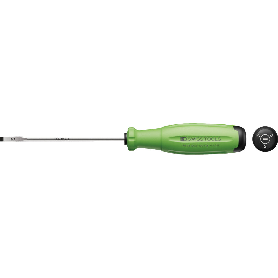 PBスイスツールズ SWISSGRIP EVO レインボー マイナスドライバー 38100