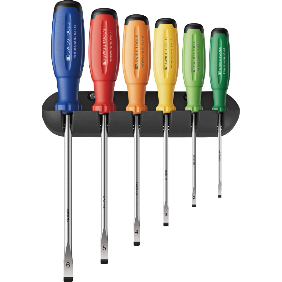 PBスイスツールズ SWISSGRIP EVO レインボー マイナスドライバー 38100