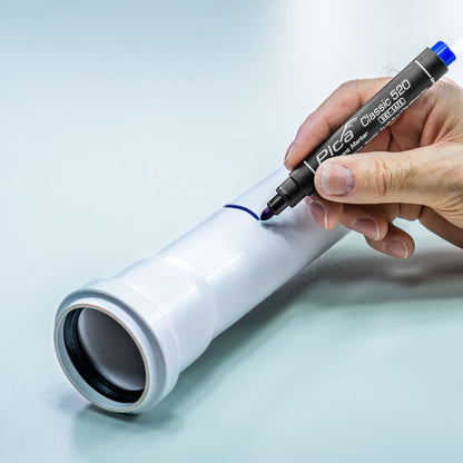 ピカマーカー Pica classic パーマネントマーカー 520 / 521 赤 / 青 / 黒 / 白 油性ペン