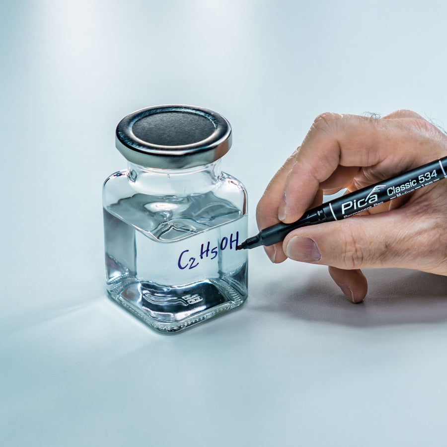 ピカマーカー Pica classic パーマネントペン 黒 中字 533 細字 534/46 赤 青 白